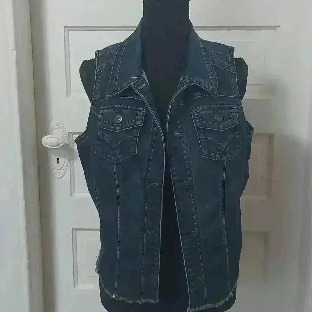 Maurices Denim Vest #0073D